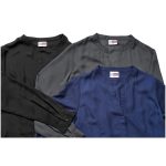 Ladies Long Sleeve Ava Blouse- Black