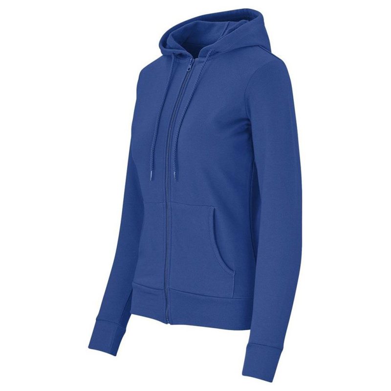 Ladies Bravo Hooded Sweater- Black