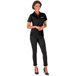 Ladies Cardinal Golf Shirt- Black