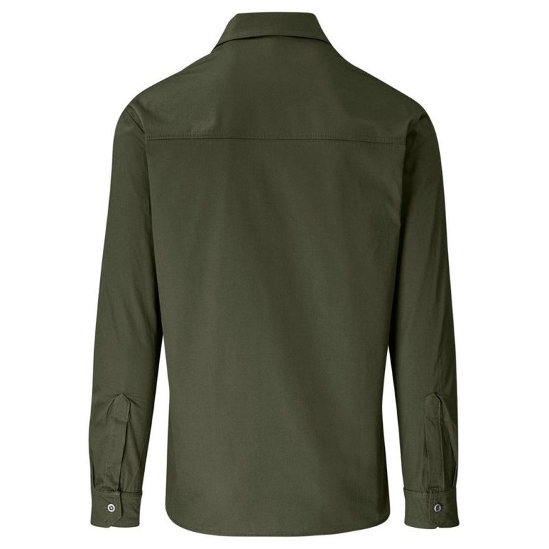 Mens Long Sleeve Wildstone Shirt- Black