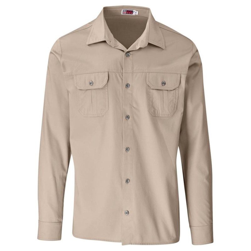 Mens Long Sleeve Wildstone Shirt- Black