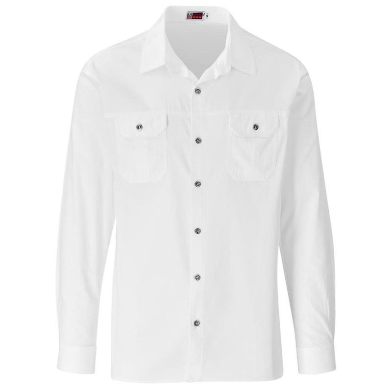 Mens Long Sleeve Wildstone Shirt- Black