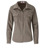 Ladies Long Sleeve Wildstone Shirt- Black