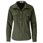 Ladies Long Sleeve Wildstone Shirt- Black