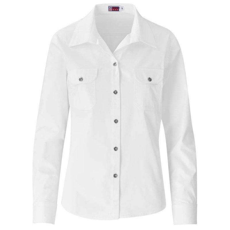 Ladies Long Sleeve Wildstone Shirt- Black