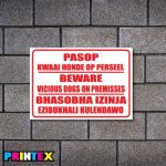 Beware of Dogs Business Sign