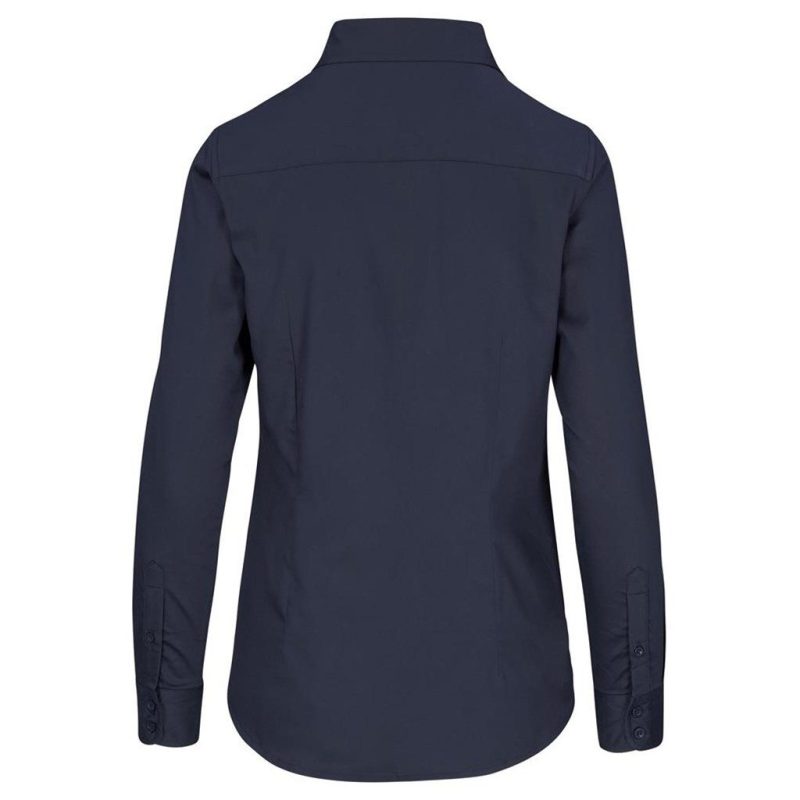 Ladies Long Sleeve Alex Varga Opus Stretch Shirt- Black