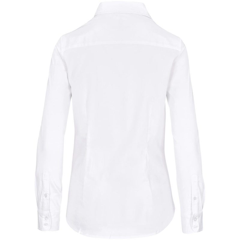 Ladies Long Sleeve Alex Varga Opus Stretch Shirt- Black