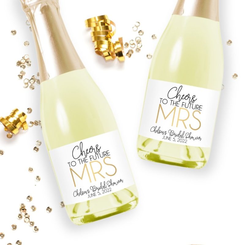 Champagne Bottle Labels