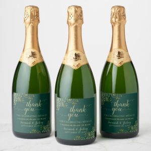 Champagne Bottle Labels