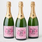 Champagne Bottle Label printing