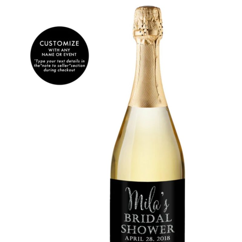 Champagne Bottle Labels