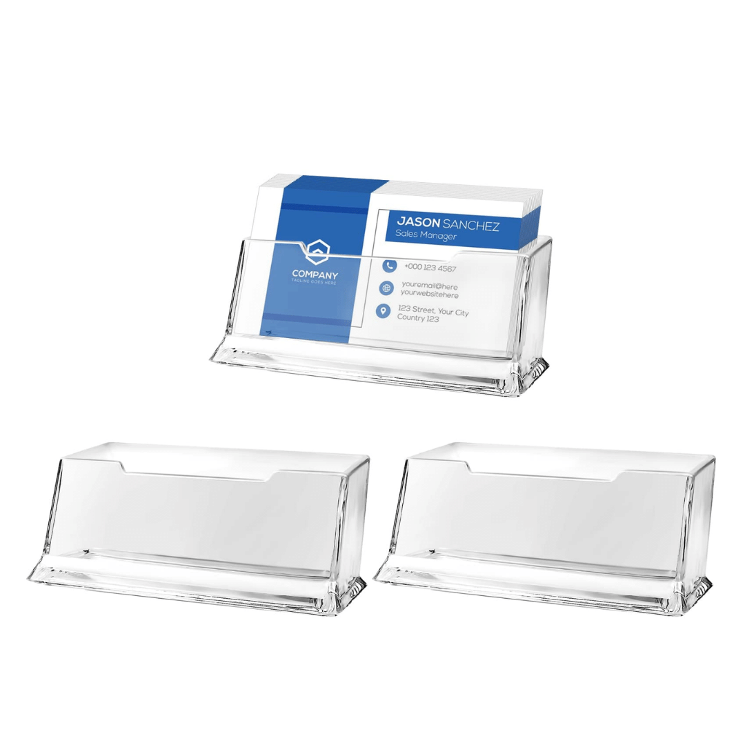 Clear Single Business Card Holders Cards & Holders