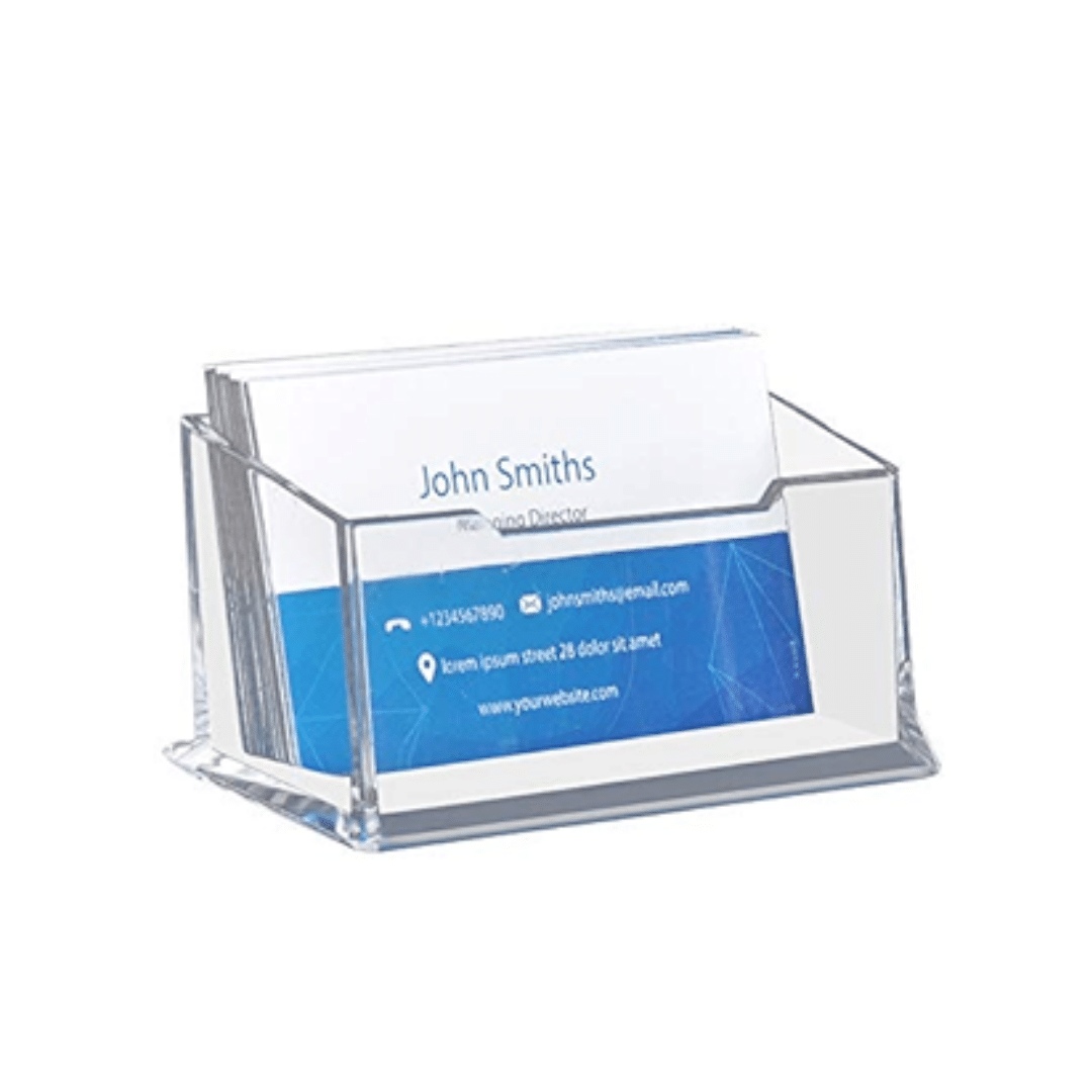 Clear Single Business Card Holders Cards & Holders
