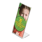 Clear Single Sided Acrylic Menu Holder