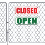Closed _ Open Business Sign