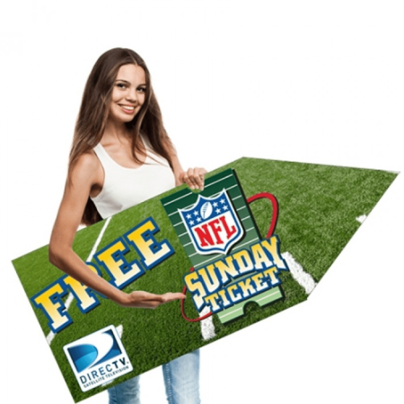 Custom Printed Arrow Sign Spinners