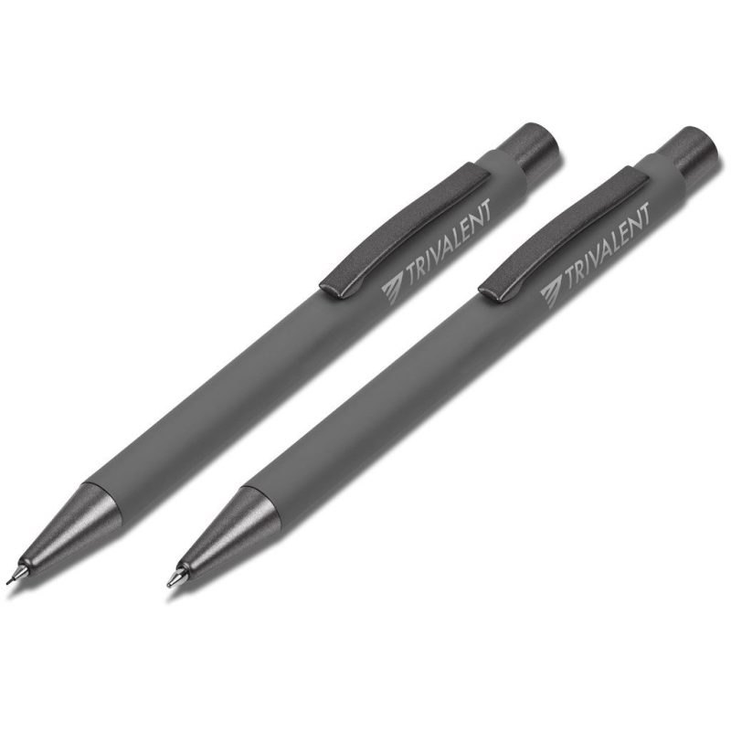 Omega Ball Pen & Pencil Set- Black