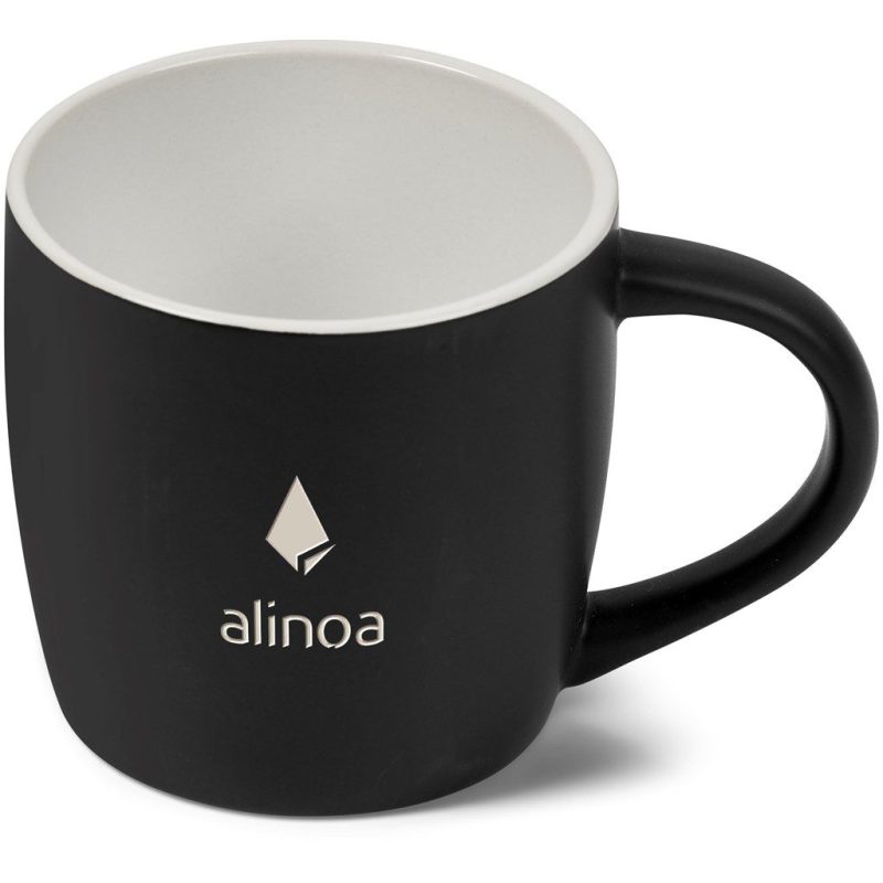 Serendipio Victoria Ceramic Mug Duo Set- Black