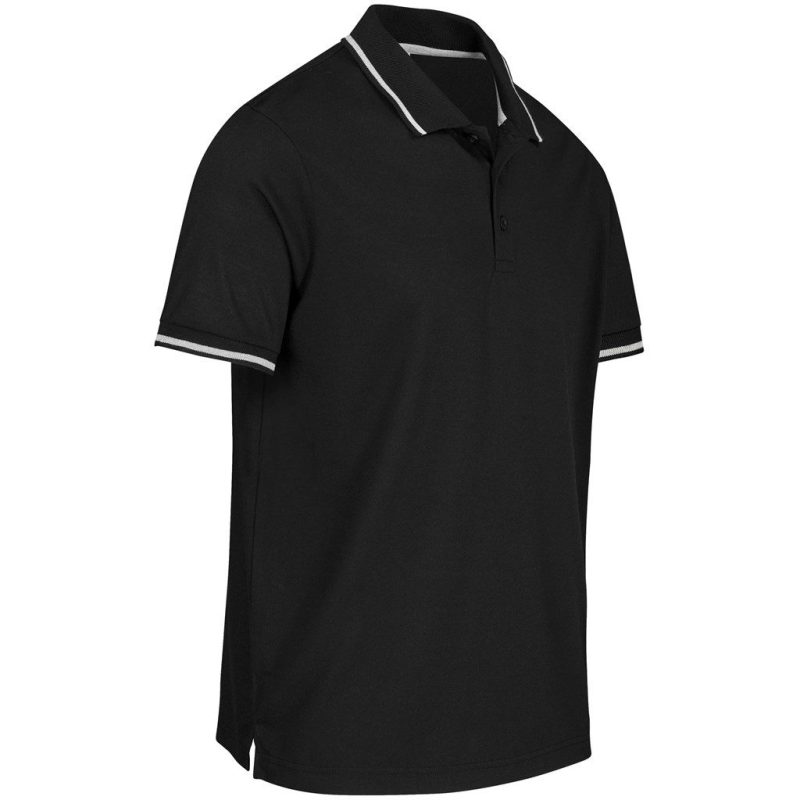 Mens Reward Golf Shirt- Black