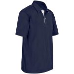 Mens Motif Golf Shirt- Black