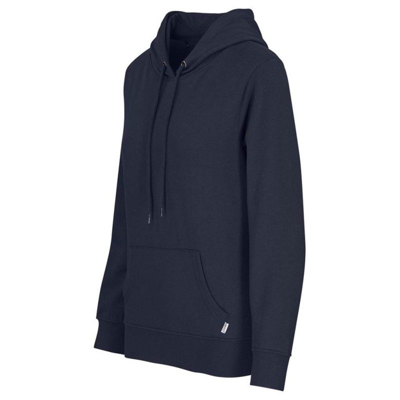 Ladies Okiyo Recycled Hooded Sweater- Black