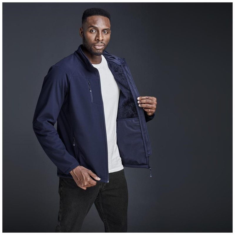 Mens Alex Varga Elysium Softshell Jacket- Black