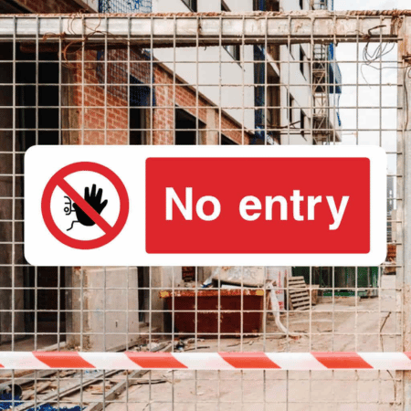 No-Entry & Area Control Business Signs