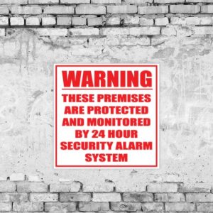 Security Alarm Sign