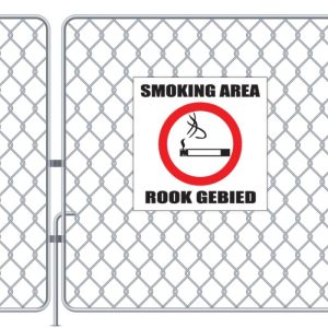 Smoking Area Business Sign
