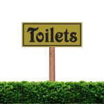 Toilets Sign