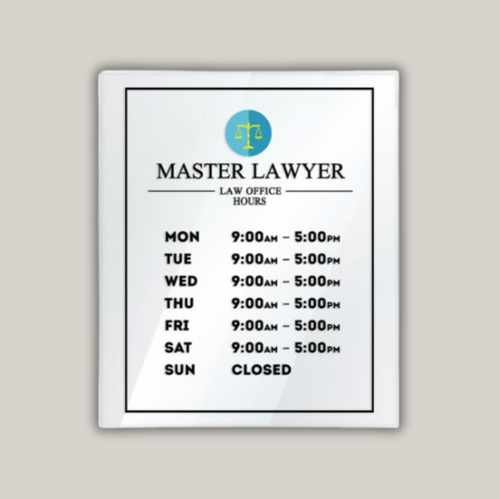 office business signs