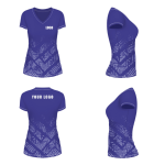 Ladies Crew Neck T-shirt Custom Design