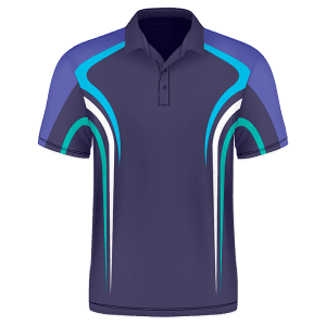 Kids Golf Shirt Custom Design - Front View