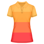 Ladies Golf Shirt Custom Design - Front