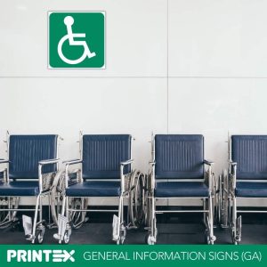 Allocated To Or Accessible To Wheelchair Safety Sign