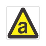 Beware Of Asbestos SABS safety sign (WW13)