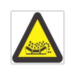 Beware Of Material Falling From Moving Conveyor Belt safety signs (WW21)
