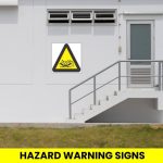 Beware Of Material Falling From Moving Conveyor Belt safety signs (WW21)