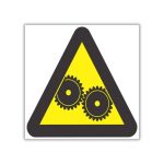 Beware Of Moving Machinery SABS safety sign (WW17)