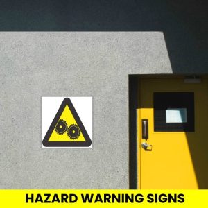 Beware Of Moving Machinery SABS safety sign (WW17)