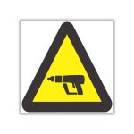 Beware Of Nail Gun SABS safety sign (WW31)