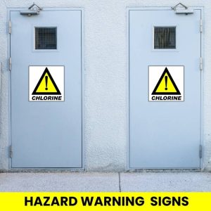 Chlorine safety sign (HW24)