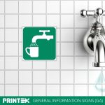 Drinking Water Safety Sign (GA6)