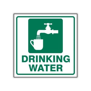 Drinking Water safety sign