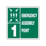Emergency Assembly Point 1 Safety Sign (GA 26.2)