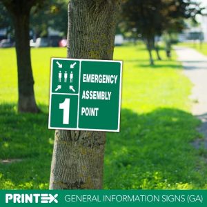 Emergency Assembly Point 1 Safety Sign (GA 26.2)