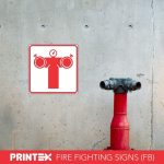 FIRE PUMP CONNECTION SAFETY SIGN (FB8)