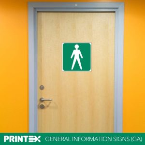 Gents Toilet Safety Sign (GA11)