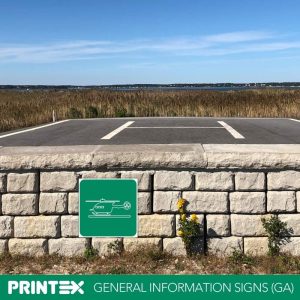 Helicopter Pad Safety Sign (GA28)